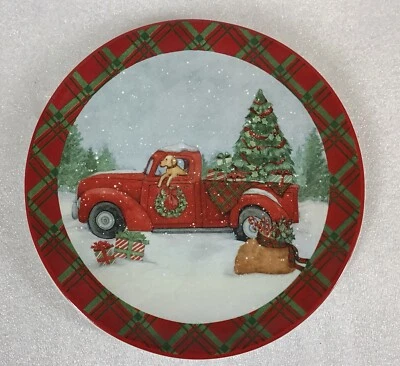 CERTIFIED INTERNATIONAL Home For Christmas By Susan Winget Plate Foto 1 de 4
