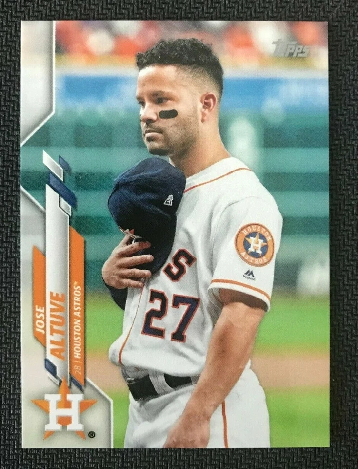2020 Topps Mini - Jose Altuve -Photo Variation SP - Houston Astros #602 - Image 1 of 2