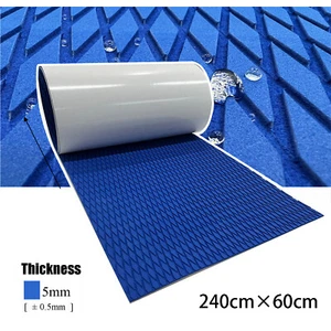 Dark Blue Boat Flooring EVA Foam Deck Mat 5.0mm Marine Decking Pad for Jon Boat - Picture 1 of 15