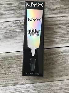 NYX Glitter Primer Base taglia intera 0,33 once trucco professionale NUOVO con scatola - Foto 1 di 10