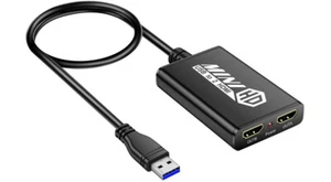 USB 3.0 to Dual HD1080P Video Graphics Adapter - Picture 1 of 9