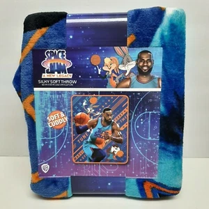 Space Jam A New Legacy seidig weich Überwurf 40" x 50" Decke Lebron James  - Bild 1 von 4