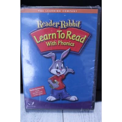 Reader Rabbit Learn to Read with Phonics School Edition 3 CD Set Sealed - Image 1 of 3