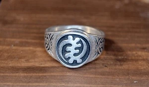 Gye Nyame ring -Adinkra design -God Alone Can Judge Me -ring sizes 7 to 14 RM160 - Picture 1 of 4