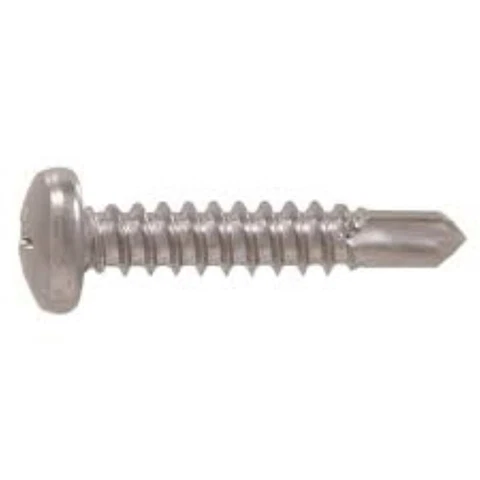 Grip-Rite NPD81001 Zinc Phillips Pan Head Self-Drilling Screw #8 x 1 L in Cover