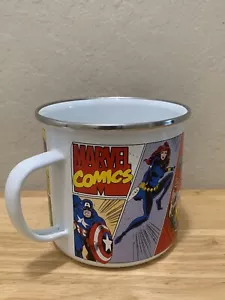 Marvel Comics Enamel Camper Coffee Cup 21oz - Picture 1 of 6