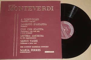 Claudio Monteverdi, Maria Ferres - LP (Samt-Cover) Belvedere Records near mint - Picture 1 of 1