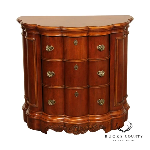 Pulaski Furniture Edwardian Style Cherry Demilune Chest of Drawers Cover