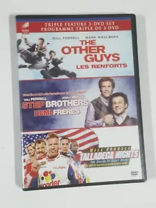 The Other Guys + Step Brothers + Talladega Nights DVD - New Case Disc NRMT - Picture 1 of 3