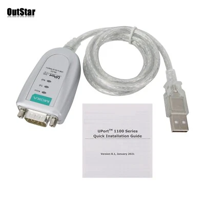 MOXA UPORT 1110 RS232 to USB Adapter RS232 to USB Converter 1-Port Original #sz - Image 1 of 4