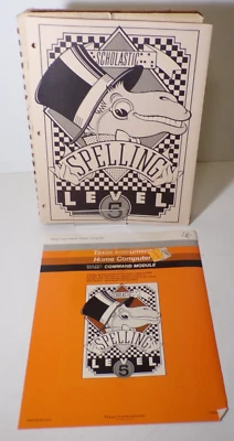 RARE TI-99/4A  SCHOLASTIC SPELLING LEVEL 5 -SPEECH Manual Included as you see - Image 1 of 4