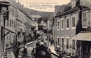 Martinique - SAINT-PIERRE - Rue Victor Hugo avant la catastrophe du 8 mai 1902 - Bild 1 von 2