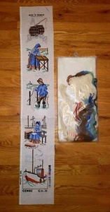 CeWec Bordado Costura Punta de Aguja Tapiz Pesca Escena Hecho en Dinamarca - Imagen 1 de 13