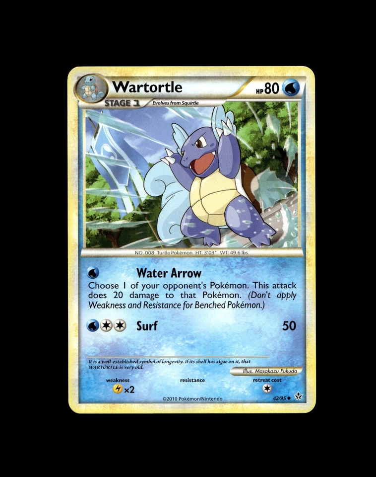 Squirtle Wartortle Blastoise Pokemon Card! Holo/Reverse Holo EX Full Art Cards! - Image 1 of 2