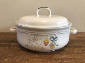 Marmalade Geese Goose International China Casserole Dish with Lid Vintage  - Picture 1 of 10