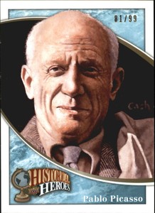 2009 Upper Deck Heroes Blue #341 Pablo Picasso /99