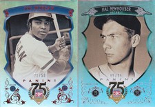 2014 Panini Hall Of Fame Hal Newhouser /75 BLUE FRAME Parallel Detroit Tigers