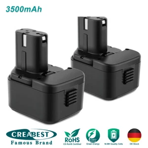 2x Für Hitachi 12V Akku EB1212S EB1214S EB1214L EB1220 EB1230R 4000mAh Ni-MH - Afbeelding 1 van 17