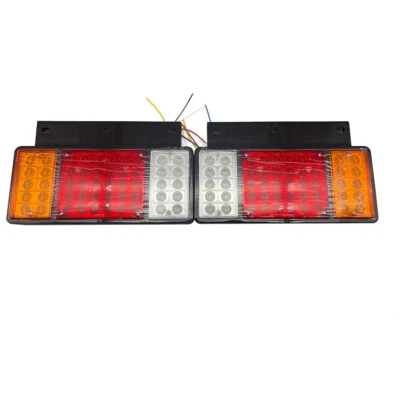 2pcs 12V 50 LED Rear Tail Light For GMC Isuzu Elf Truck NPR NQR NRR NKR NHR L+R - Image 1 of 4