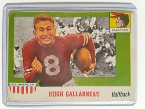 1955 Topps All American Hugh Gallarneau Rookie #75 football card Stanford - Picture 1 of 8
