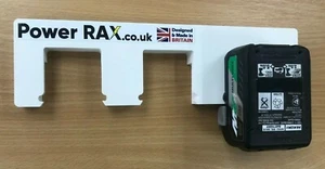 Hitachi / HiKOKI 18v Rack, 2-10 slots tool racking for van, workshop PowerRax - Picture 1 of 8