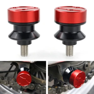 Fit For Triumph Daytona 675 Swing Arm Swingarm Spools Sliders Stand Bobbins Red - Bild 1 von 12