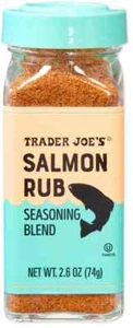 2 X Trader Joe's SALMON RUB Seasoning Blend 2.6 oz ea Seasonal Edition NEW - Picture 1 of 1