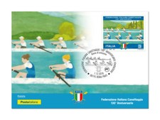 Italia 2018 : Federazione Italiana Canottaggio - Cartolina Ufficiale Poste It.