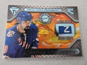 2000-01 Sandy McCarthy Pacific Titanium Game Used Stick 141/214 Card#37 - Picture 1 of 8