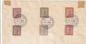 S7003-BUSTA,ANNULLI E BOLLI DELLA REPUBBLICA DI SAN MARINO, SERIE CPL 1922, 1955 - Foto 1 di 1