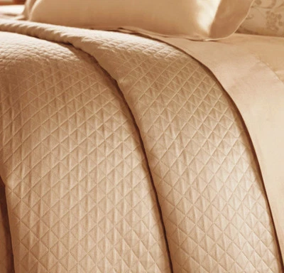 Falda Cama Doble Sferra Bari Rubor Melocotón Algodón Egipcio Diamante Piqué 3 Paneles Nueva Foto 1 de 2