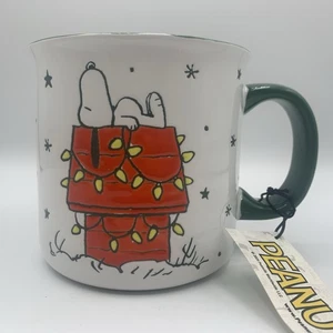 TK Maxx Peanuts Snoopy Gibson Woodstock Home For The Holidays Weihnachten Tasse - Bild 1 von 5