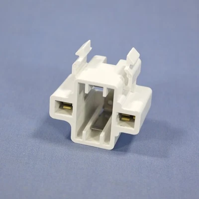 Leviton Compact Fluorescent Lamp Holder CFL Light Socket Snap-In Bulk 26719-100 - Image 1 of 4