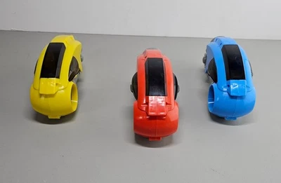 Vintage Tron Light Cycle Set NECA Tomy Red Yellow Blue - Image 1 of 4