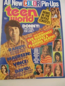 David Cassidy, Donny Osmond - Teen World Magazine 1974 - Picture 1 of 10