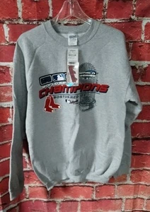 VTG Boston Red Sox 2004 World Series Champions Sweatshirt Crew Neck Gray Men's  - Picture 1 of 5