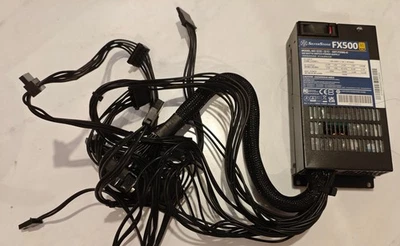 SilverStone Technology FX500-G, 500W Flex ATX 80 Plus Gold Power Supply (AS IS) - Image 1 of 2