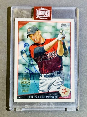 Hunter Pence Auto #/99 2023 Topps Archives Signature Series #269 Astros Giants - Image 1 of 2