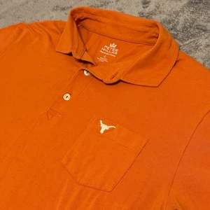 Texas Longhorns Peter Millar Herren Poloshirt Orange Kurzarm UT - Bild 1 von 6