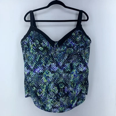 Купальник женский Pure Energy 24 Вт танкини майка эластичный комфортный проводной бюстгальтер - Изображение 1 из 4