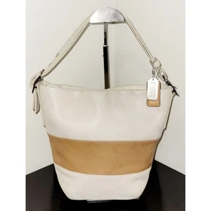 Coach 13357 Vintage Bleecker Rugby Tattersall Duffle Bucket Bag - Picture 1 of 7