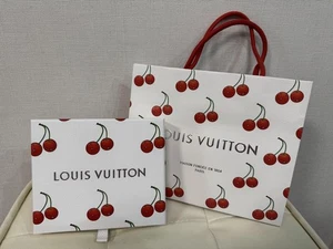 Louis Vuitton Tam Murakami Cherry Shopper Box with Sticker Used Authentic - Picture 1 of 4