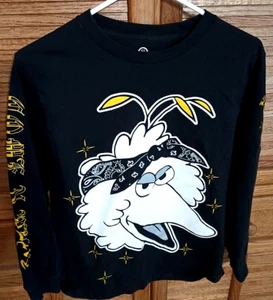 Camiseta Sesame Street Big Bird Adulto Pequeña Manga Larga Knowledge is Power - Imagen 1 de 6