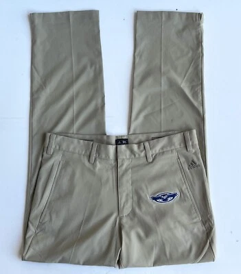 PANTALONES DE GOLF ADIDAS PARA HOMBRE EMITIDOS POR EL EQUIPO FAU OWLS DE LA UNIVERSIDAD ATLÁNTICA DE LA FLORIDA 30 X 30 Foto 1 de 4