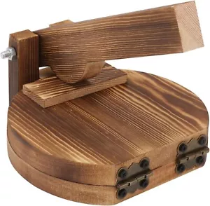 DOITOOL Wood Tortilla Press, Dumpling Skin Maker Presser Traditional Wood... - Picture 1 of 9