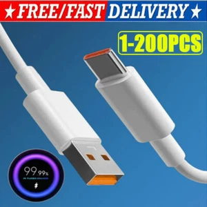 USB Type C Data Cable 5A Fast Charging USB-A to USB-C Charger lot Cord For Phone - Picture 1 of 16
