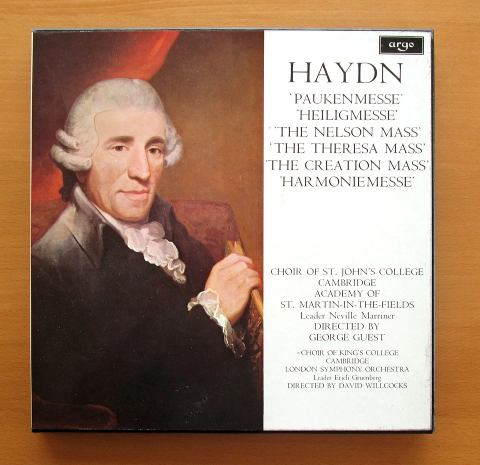 Haydn The Six Last Masses George Guest 6LP Box + insert ARGO SDDG 341-6 EX - Image 1 of 1