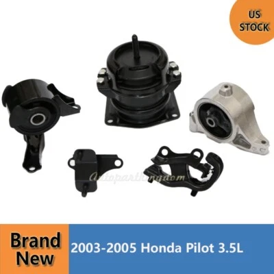 Engine Motor & Trans Mount 5PCS Set For 2003-2005 Honda Pilot 3.5L - Automatic Foto 1 de 4