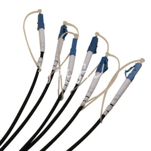 150M LC-LC UPC SM 6 Strand Armored Field TPU Optical Patch Cord Optical Jumper - Afbeelding 1 van 1
