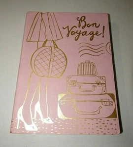 LADY JAYNE LTD SOFT PINK BON VOYAGE! REISE KUNSTLEDER SCHREIBTAGEBUCH - Bild 1 von 7